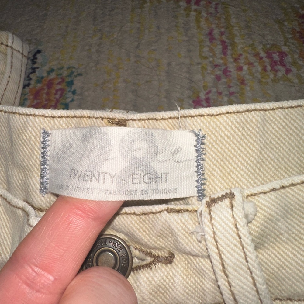 We The Free Tan High Rise Cropped Jeans - Picture 2 of 3
